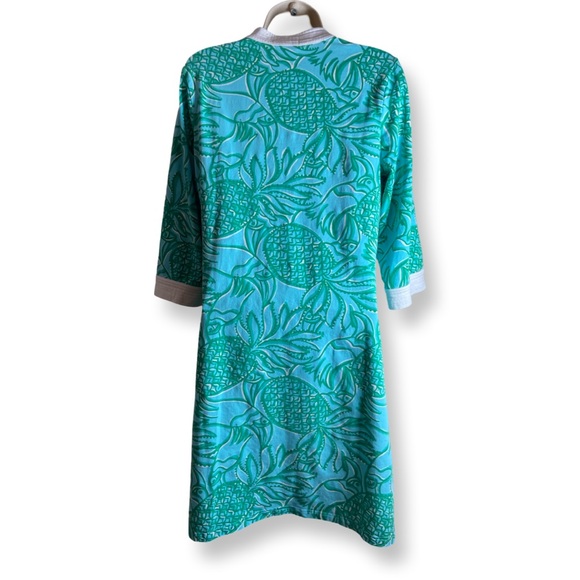 Lilly Pulitzer New Condition Medium Green and White Dress - Picture 3 of 6